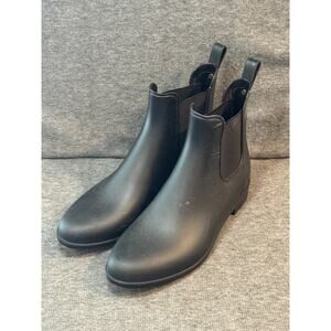 Sam Edelman Tinsley Black Short Rain Ankle Boots - Women’s Size 11